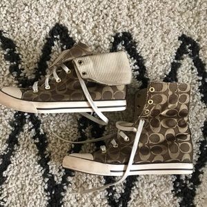 Fold over Coach sneaker